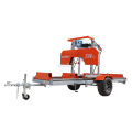 590 mm SW26 Gasoline Diesel Wawmill con remolque